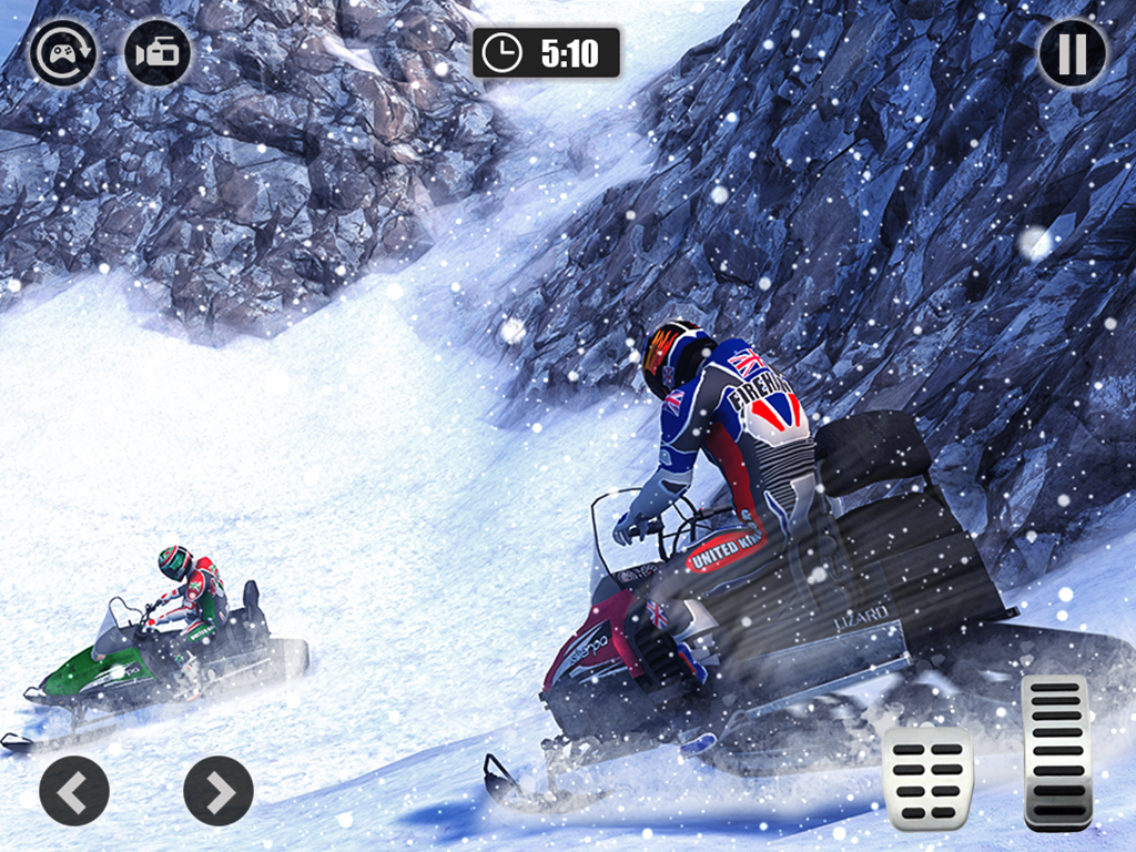 snow mountain bike racing mod apk