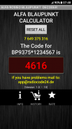 Blaupunkt Alfa Radio Code Decoder screenshot 5