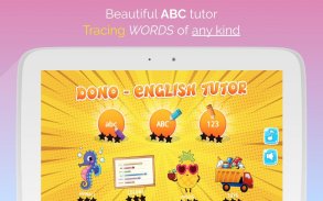 Dono Words Learn Alphabets Games for preschool screenshot 2
