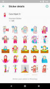 Best Sticker Cute Hijab Islamic - WAStickerApps screenshot 0