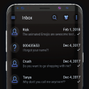 Dark Mode SMS Messenger Theme Icon