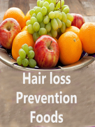 Hair loss prevention foods screenshot 2