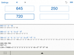 Prime Factor Calculator screenshot 2