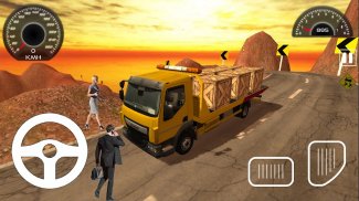 Simulator Truk Kargo Offroad screenshot 2