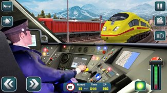 Euro Train Driver Train Games screenshot 5