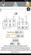 Calculos Electricos Z screenshot 4