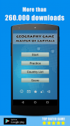 Capitals Quiz - بازی جغرافیایی screenshot 3