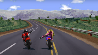 Road Rash like computer game screenshot 2