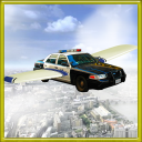 Car In Air : Flying Cop Car 3D Icon