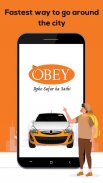 Obey- शहर की सबसे सस्ती कैब (Cheapest cab in city) screenshot 1