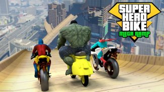 Super Hero Bike Mega Ramp screenshot 7