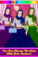 juego de vestir de salón de moda de muñeca hijab screenshot 4