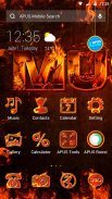 Flame Music APUS Launcher theme screenshot 0