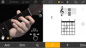 Guitar 3D — podstawowe akordy screenshot 2