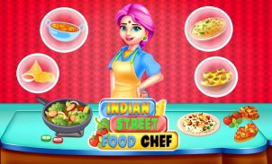 Indian Street Food Chef: Restaurant Cooking Games screenshot 1