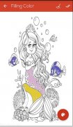 Magical world of princess:Coloring Book screenshot 2