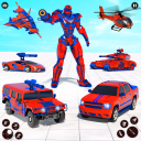 Robot Multi Transform Car Game Icon