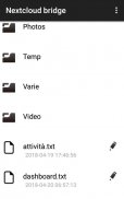 Nextcloud bridge screenshot 1