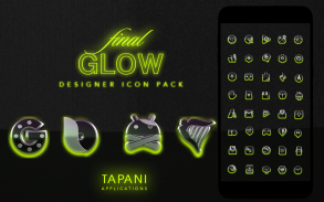 GLOW LIME icon pack HD 3D screenshot 6