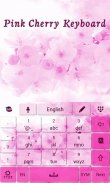 Pink Cherry GO Keyboard Theme screenshot 2