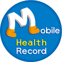 Mobile Health Record Icon