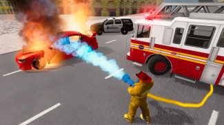 Fire Truck Driving Simulator screenshot 6