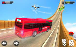 Jalan mega bus stunts Mustahil bus permainan sopir screenshot 3