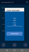 Coordenadas - GMS, UTM y MGRS screenshot 4