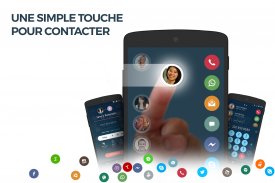 Contacts & Téléphone - drupe screenshot 1