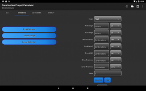 Construction Project Calculato screenshot 5