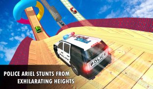 Mega Ramp Police Car Stunts Cop Car GT Racing Game screenshot 10