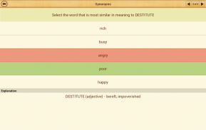 11+ Vocabulary Builder Lite screenshot 3