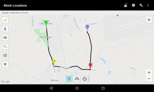 Mock Locations (fake GPS path) screenshot 0