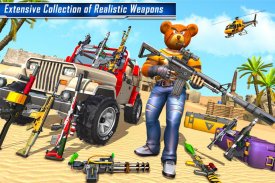 Teddy mogok beruang gun:permainan menembak kontra screenshot 7