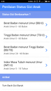 Kalkulator Gizi Anak"BulunganSehat"StandarKemenkes screenshot 0