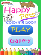 Kids Pets Coloring Book Game screenshot 8