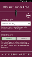 Clarinet Tuner: Fast & Precise screenshot 1