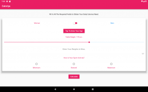 Caloriya - Calculate your daily calorie needs screenshot 11