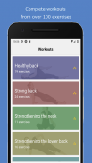 Back pain relief exercises screenshot 3