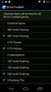 Sports Alerts - NCAA Football screenshot 4
