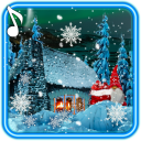 Santa Christmas House live wallpaper Icon