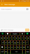 Black Reggae Keyboard screenshot 0