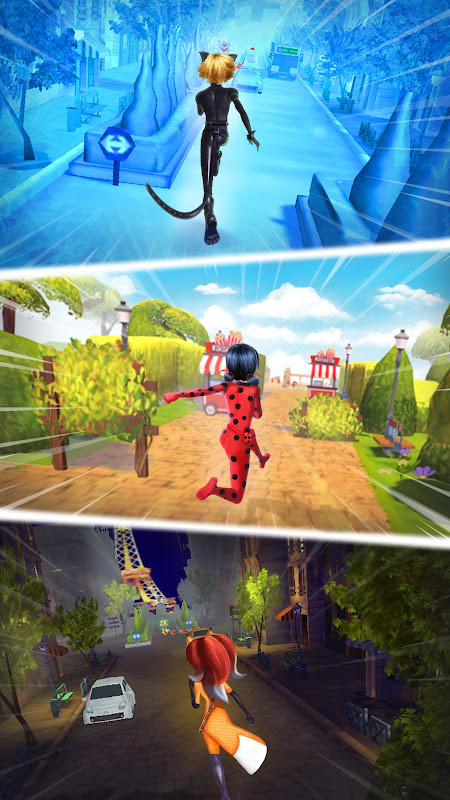 Miraculous Adventure LadyBug : CAT Noir Rush 3D APK for Android Download