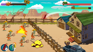Zombie Ranch. Zombie games and defense screenshot 1
