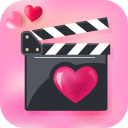 Valentine Day Video Maker  Valentine Slideshow Icon