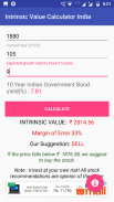 Intrinsic Value Calculator Indian Stock Prediction screenshot 4