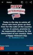 Happy Veterans day Wishes, Army Quotes & Status screenshot 1