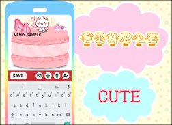 Cute Notepad "Kansai Cats" screenshot 2
