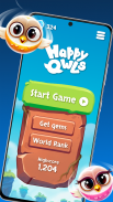 Happy Owls - Endless Runner 2D screenshot 0