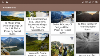 Robert Burns Poems screenshot 0